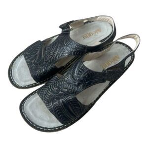 Alegria Sandals Viki Country Rd Vik-153 Brown Size 42(US 11.5-12) Leather Upper